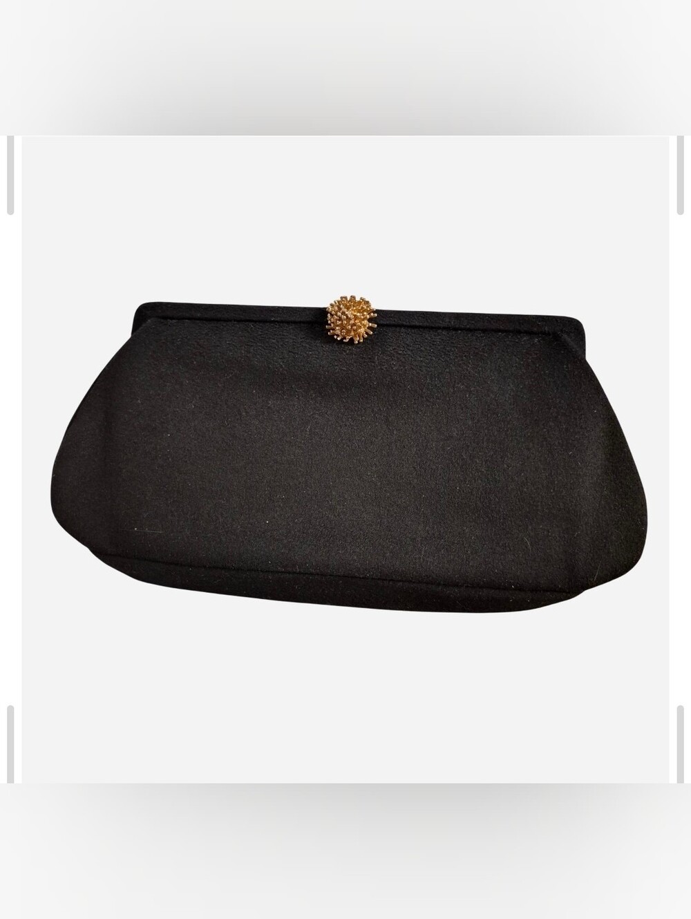 RARE Authentic 1950s Vintage Dofan Wool Felt Evening Clutch, crafted in France